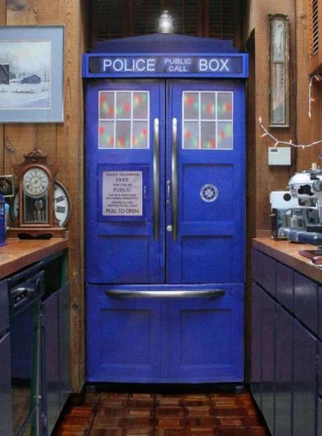 Tardis Fridge Sticker Kit