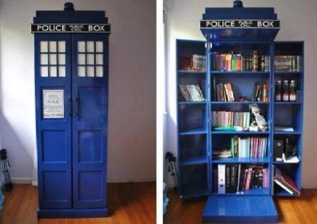 TARDIS Book Cabinet