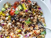 Greek Vegan Farro Salad
