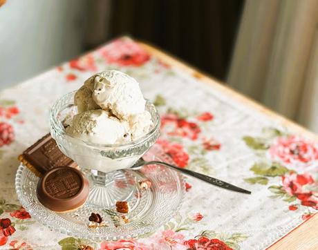 Homemade Butter Pecan Ice Cream