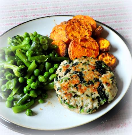 Turkey Spinach Burgers