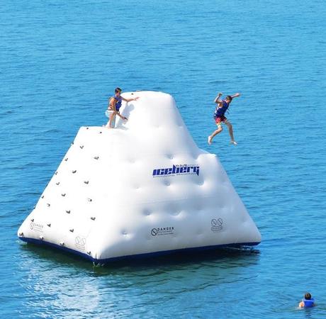 Gigantic Inflatable Climbing Iceberg