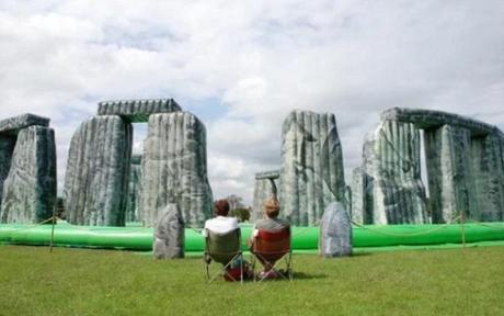 Jeremy Deller's inflatable Stonehenge