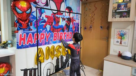 Your Friendly Neighbourhood Spider-Man - Ansel is 3!