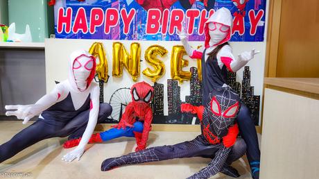 Your Friendly Neighbourhood Spider-Man - Ansel is 3!