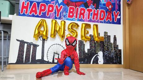 Your Friendly Neighbourhood Spider-Man - Ansel is 3!