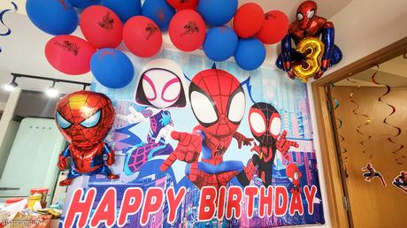 Your Friendly Neighbourhood Spider-Man - Ansel is 3!