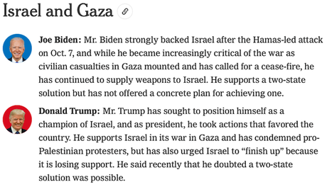 Biden And Trump Positions On Important Issues