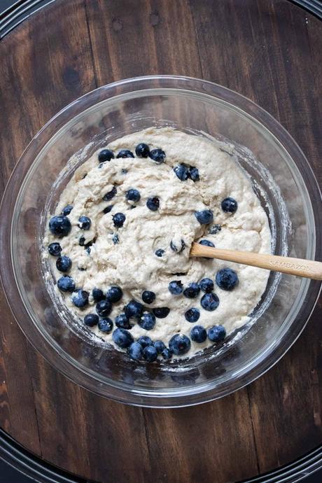 Healthy Vegan Blueberry Pancakes