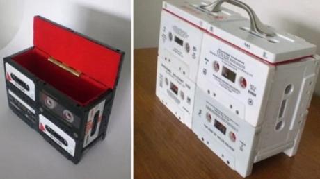 Jewellery Box Made From Cassette Tapes