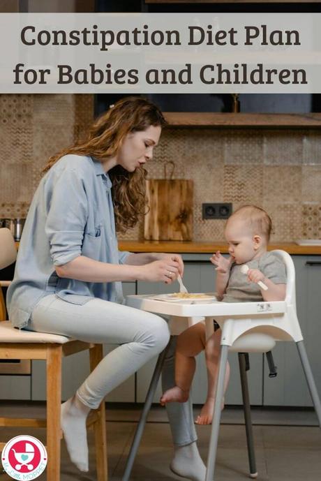 Here is the only constipation diet plan you'll need for your baby or toddler! Features a complete meal-by-meal plan for 5 whole days - with recipes!