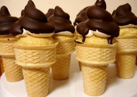 Hand Dipped Ice Cream Cone Cupcakes