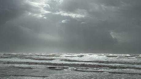 An angry Gulf of Mexico as a result of Tropical Storm Alberto on Thursday, June 20, 2024.