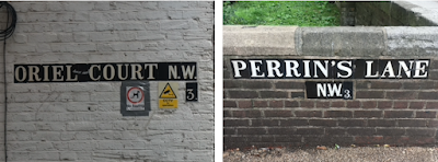 London street signs – additions to postal zones London street signs – additions to postal zones