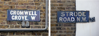London street signs – additions to postal zones London street signs – additions to postal zones