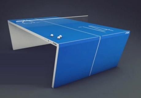 interactive table tennis game