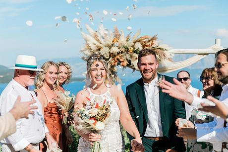 Beautiful outdoor wedding with a bohemian flair | Megan & Jamie
