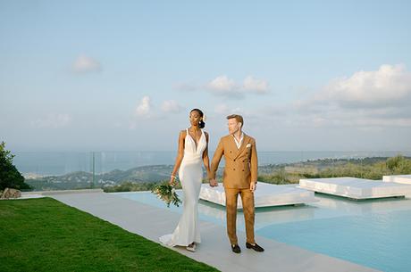 Destination wedding in Crete with a sophisticated flair | Norisha & Frank