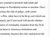 Dissenting Opinions Presidential Immunity Decision