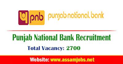 Punjab National Bank Recruitment | 2700 Apprentice Posts, Online Apply