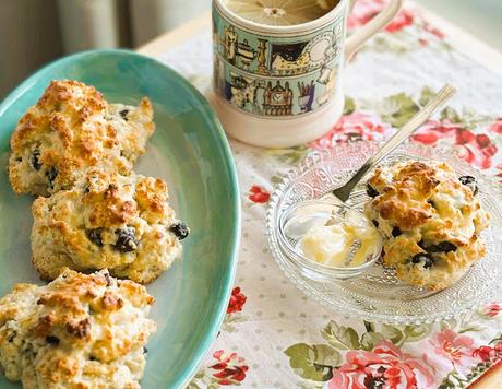 Blueberry & Lemon Drop Scones