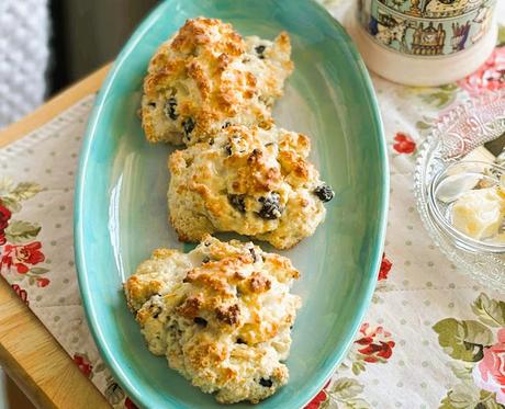 Blueberry & Lemon Drop Scones