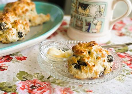 Blueberry & Lemon Drop Scones