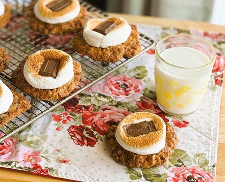 Oatmeal Chocolate Chip Cookie S'Mores