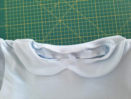 How an Alice costume made me feel historybounding (piecing is period!) The finished collar of my Alice in Wonderland costume: I am glad it covers the piecing I had to do to adjust the too wide neckline