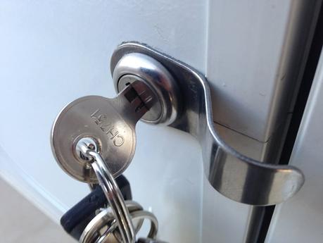rv compartment lock with key