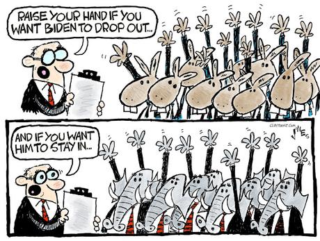 GOP Will Fight For A Bad Man - Dems Won't For A Good One