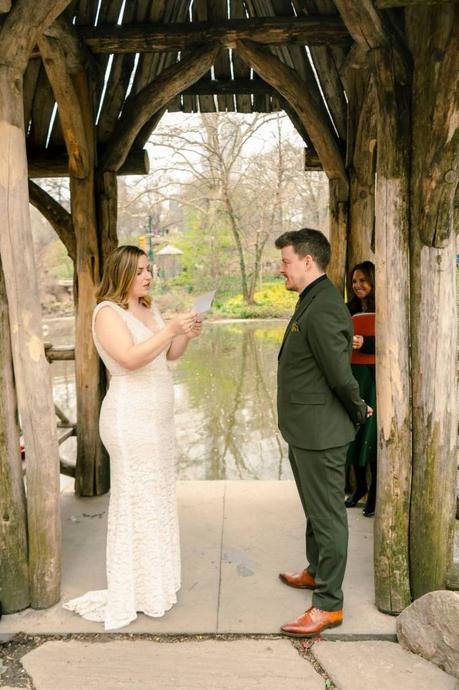 Rachael and Sean’s Elopement Wedding at Wagner Cove in April