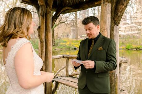 Rachael and Sean’s Elopement Wedding at Wagner Cove in April