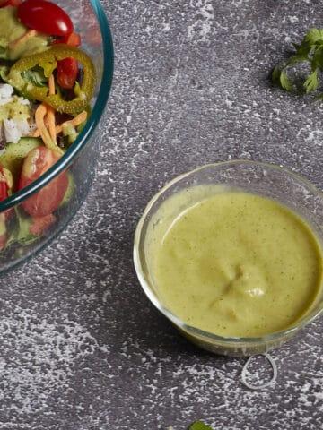 Green Chile Lime Salad Dressing