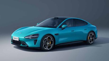 Xiaomi su7 electric car with 800km range showcased in india