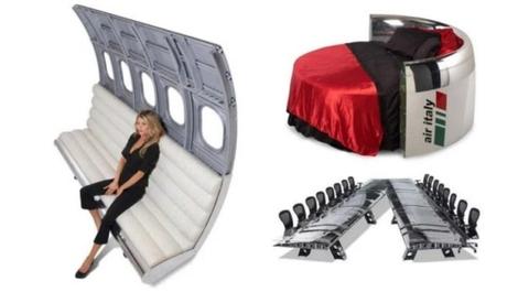 Airplane turned into Furniture