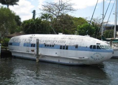 Airplane turned into Boat