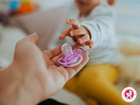 Can I give my baby pacifier to stop crying?