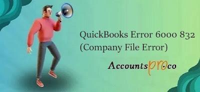 QuickBooks error 6000 832