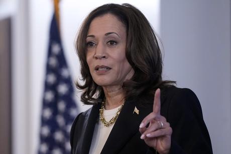Kamala Harris: Campus protesters over Gaza war