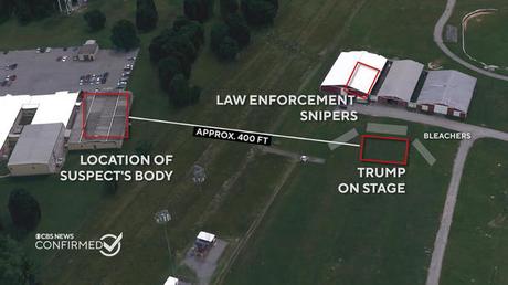 Images Trump Shooting Scene Plus Gunman's AR-15 Rifle, Which 