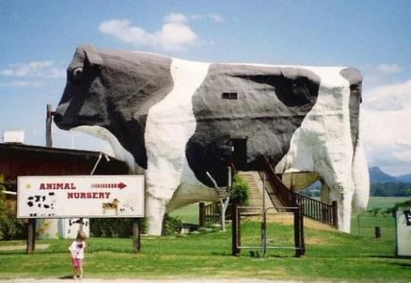 Building That Looks Like a cow