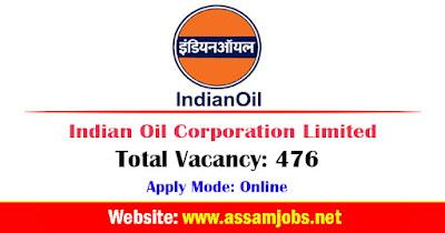 IOCL Refinery Recruitment 2024 | 476 Non Executive Vacancy