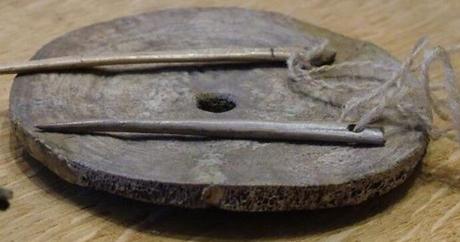 About the origins of the trollen wheel: historical or anachronistic? Detail of the Trelleborg disk in Slagelse Museum. Photo by Russell Scott