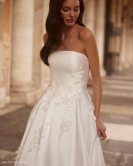 top dresses for weddings strapless neckline aria