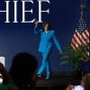 Vice President Harris walks onstage at the 2024 Essence Festival in New Orleans on July 6.