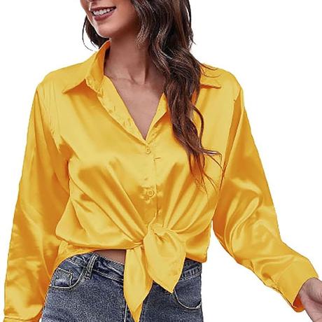 yellow blouse