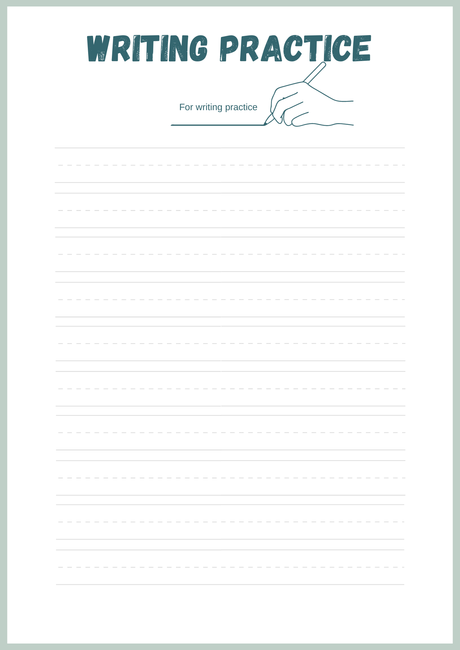 Enhance Early Writing Skills with These Free Downloadable Writing Practice Sheets for Kids