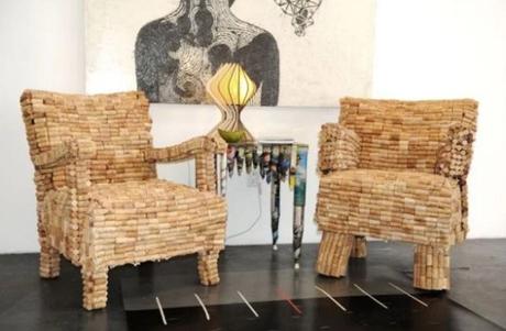 Chairs made with Corks