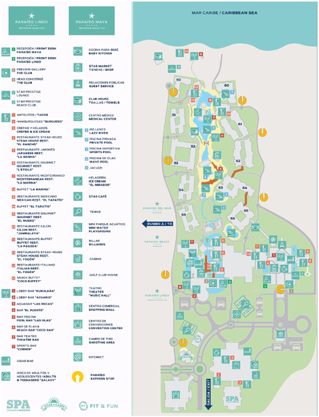 Iberostar Selection Paraíso Maya Suites Map (2023 – 2015) Iberostar Selection Paraíso Maya Suites Map 2023